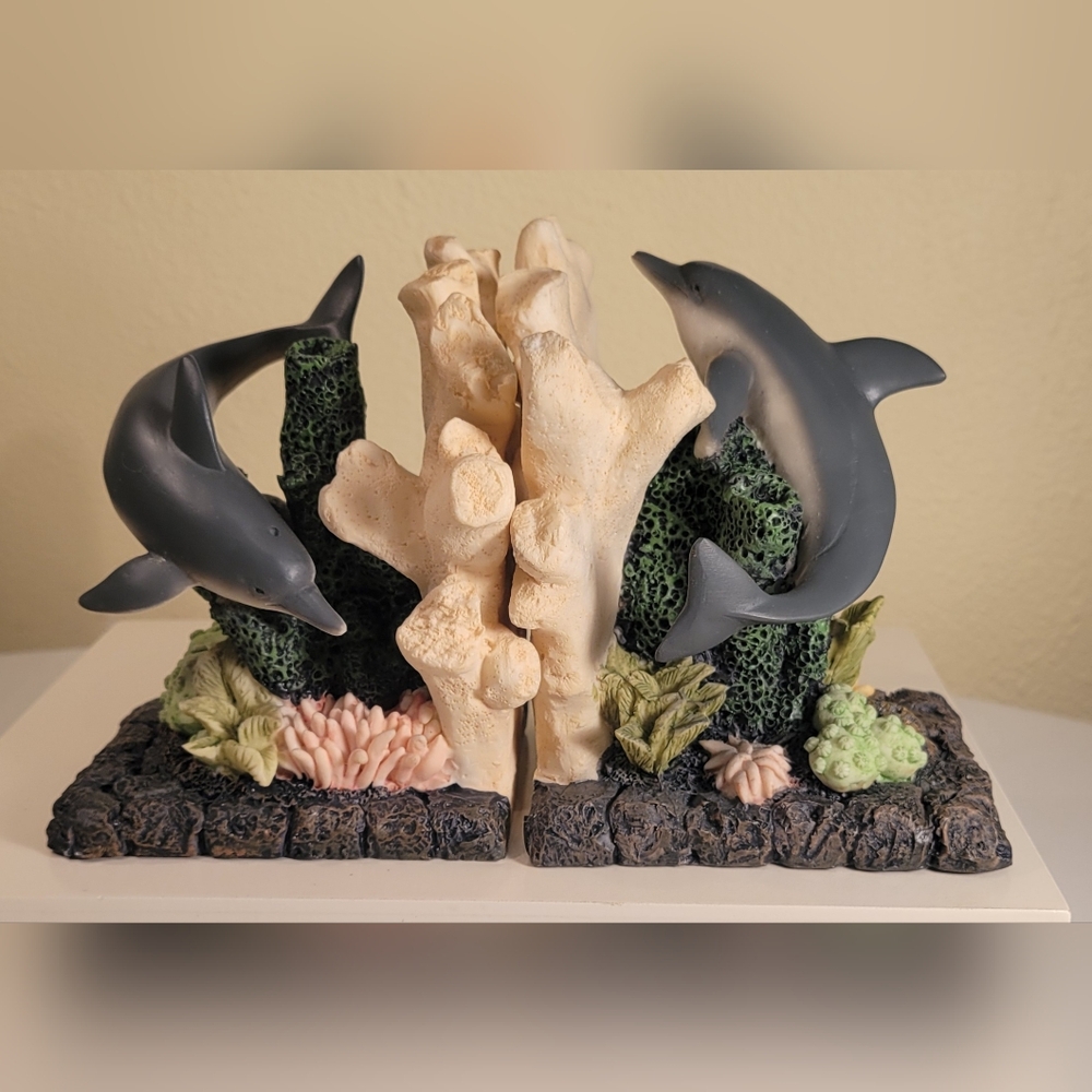 Dolphin Coral Reef Bookends - Picture 9 of 9